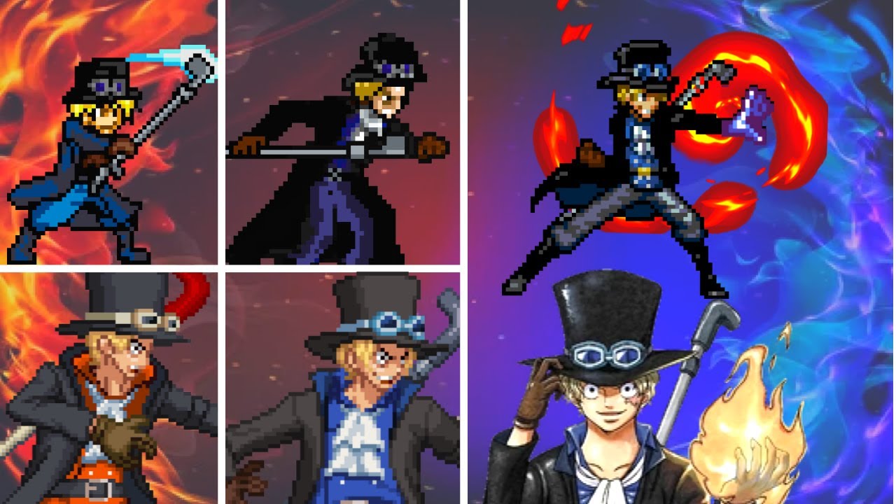 EVOLUTION OF SABO IN ONE PIECE GAMES MUGEN - All Ultimates