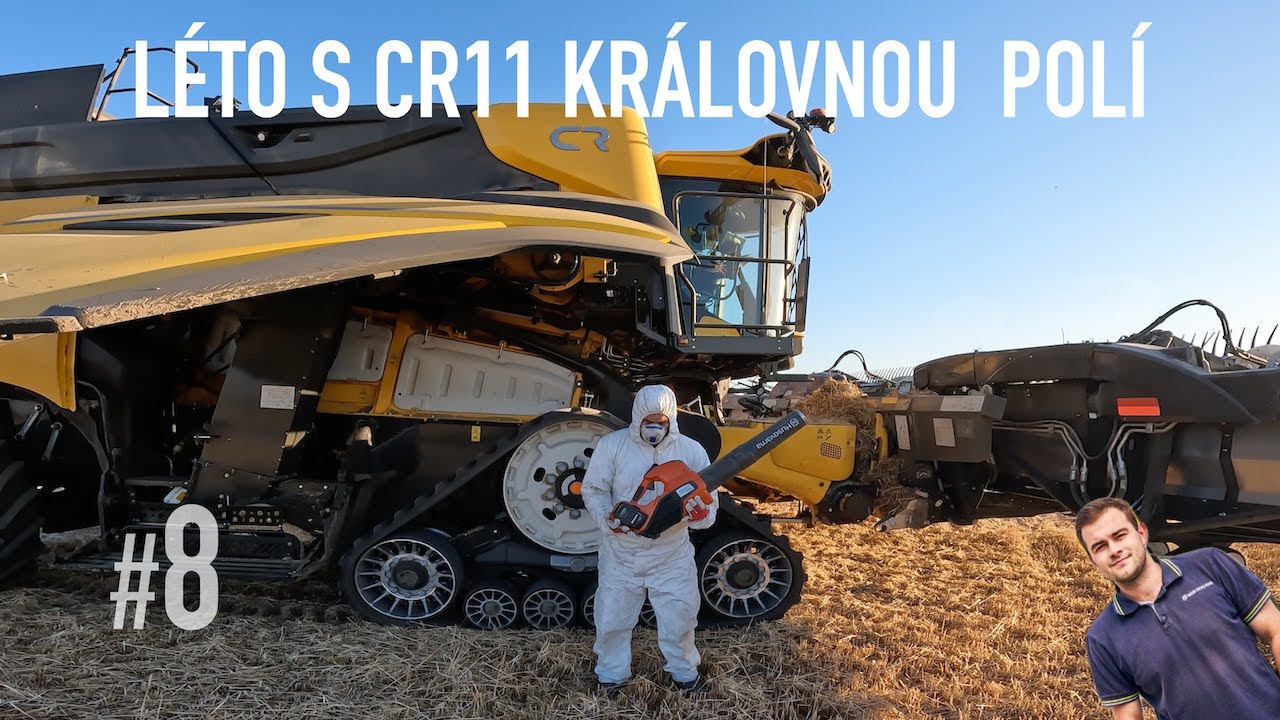 #8 LÉTO S CR11 - Královnou polí | část 8. údržba | New Holland CR11