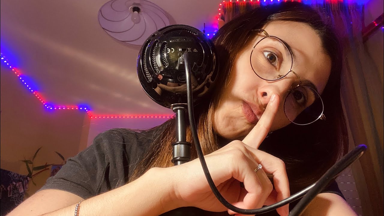 #Asmr my first Inaudible whispering🤐🤫 (no talking)💆🏻‍♀️