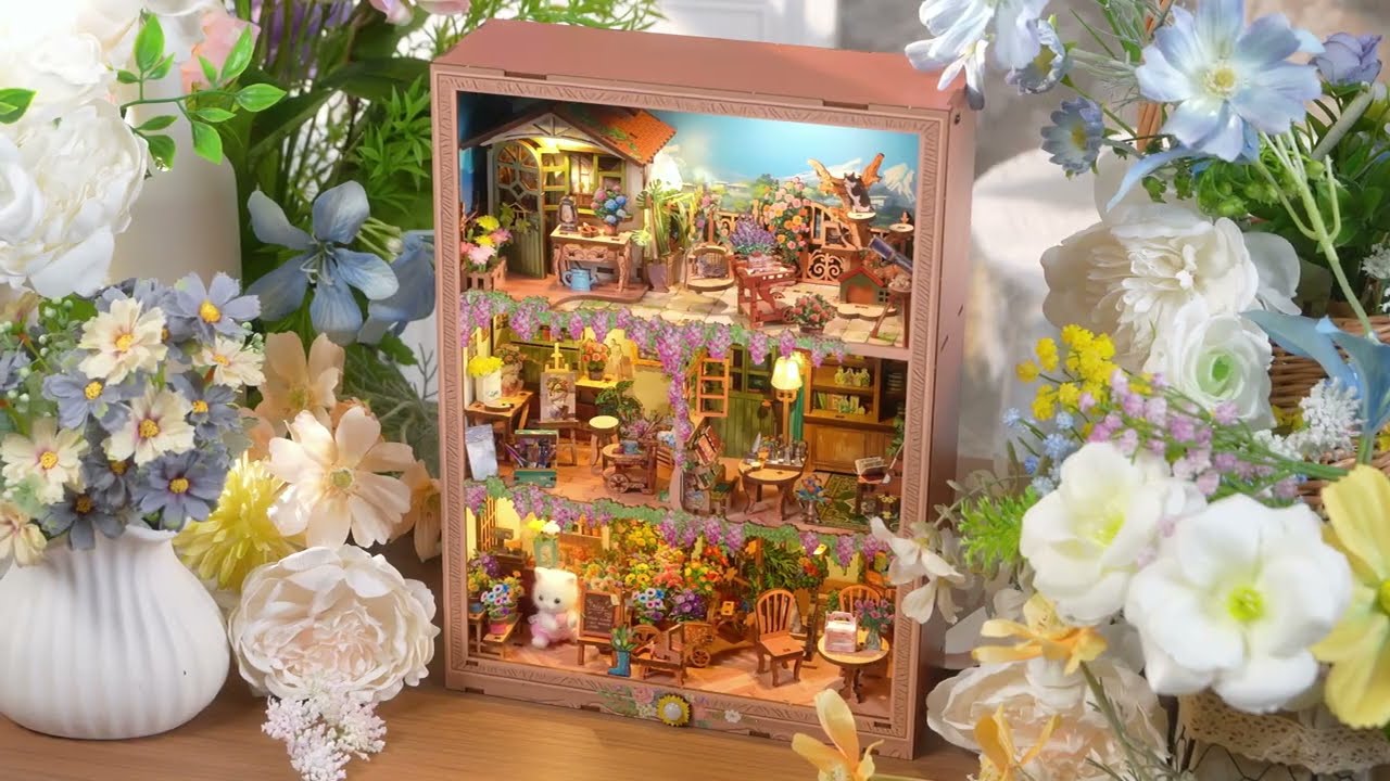 [NEW ARRIVALS] TONECHEER 3D Wooden Puzzle DIY Story Frame Kit (Blossom time)