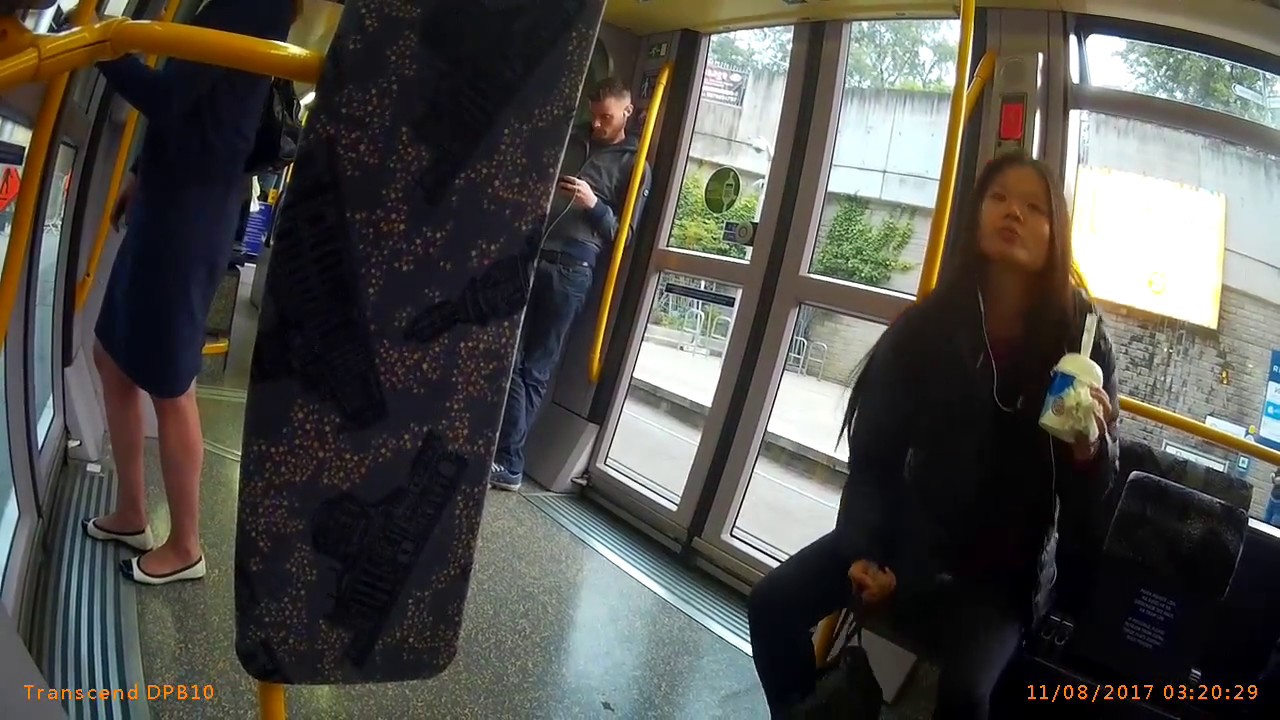 Luas Green Line Audio Announcement at Balally travelling to Sandyford.