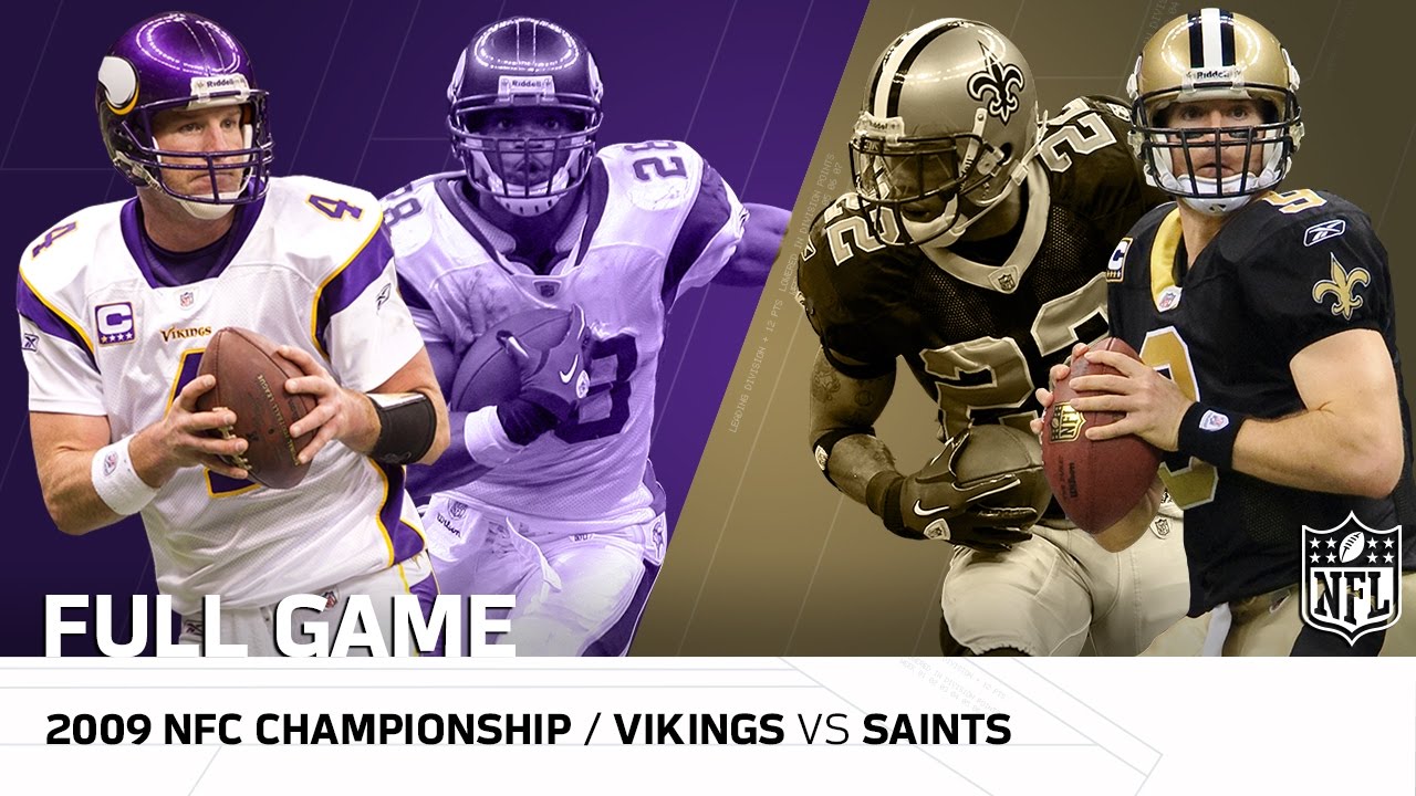 2009 NFC Championship Game: Minnesota Vikings vs. New Orleans Saints | NFL Full Game