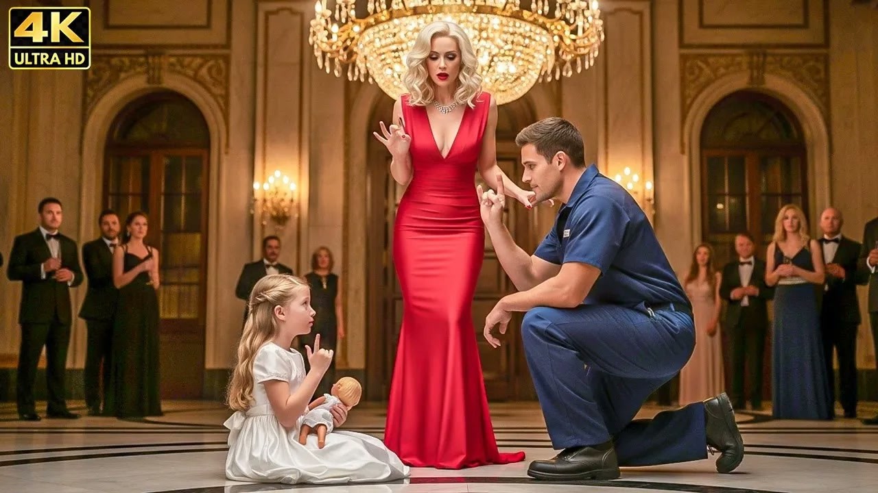 Everyone Ignored the CEO’s Deaf Girl—Until a Single Dad Signed Hello