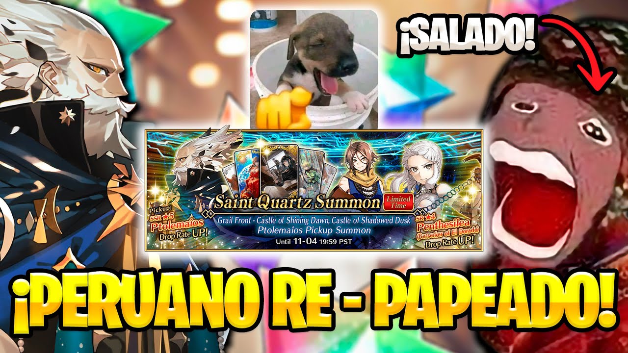 😭¡LA PEOR HUMILLACIÓN EN FGO!😭¡ROLLS por PTOLOMEO en FATE GRAND ORDER!