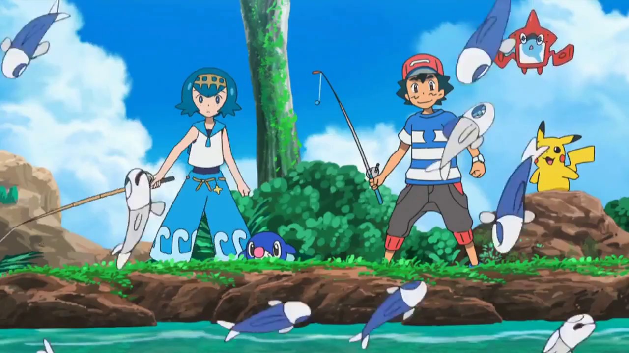 Lana vs Totem Wishiwashi   Drowning   Pokemon AMV