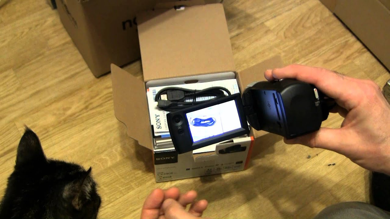 Sony HDR-CX240 Unboxing & Short Samples