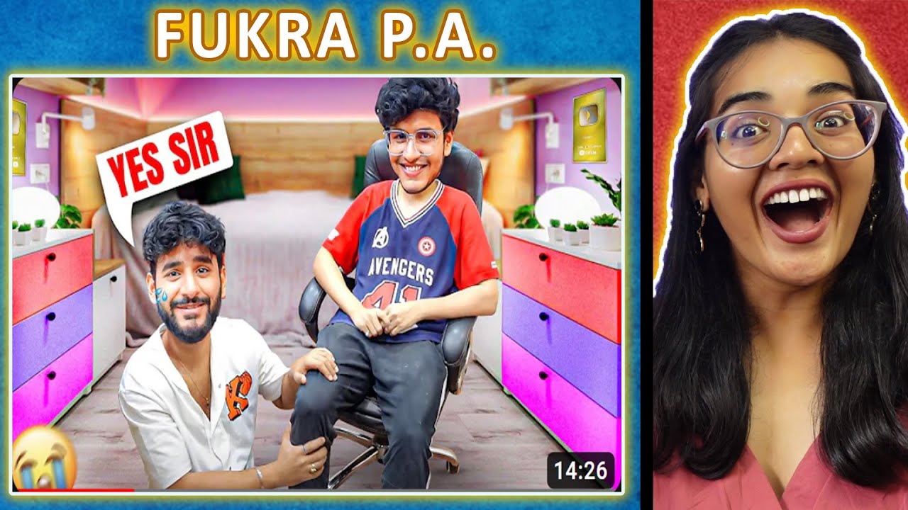 Fukra Insaan Became My Personal Assistant for 24 Hours REACTION | Triggered Insaan | Neha M.