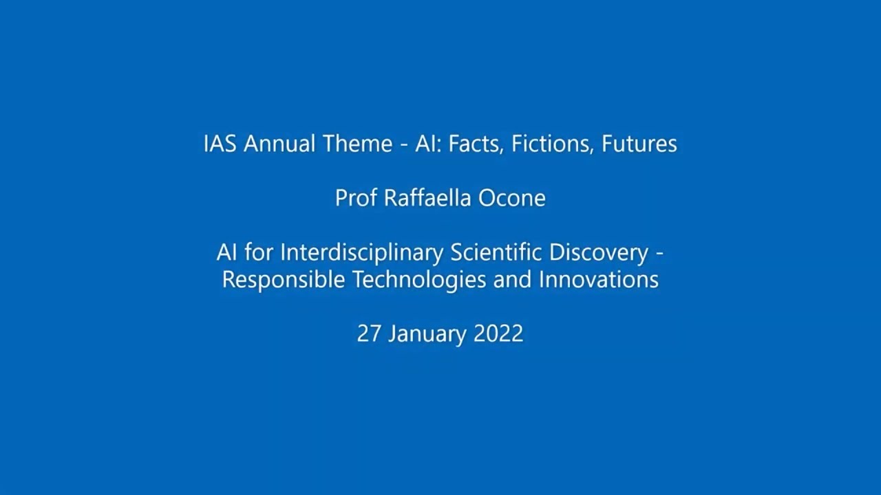 Professor Raffaella Ocone - Responsible Technologies and Innovations