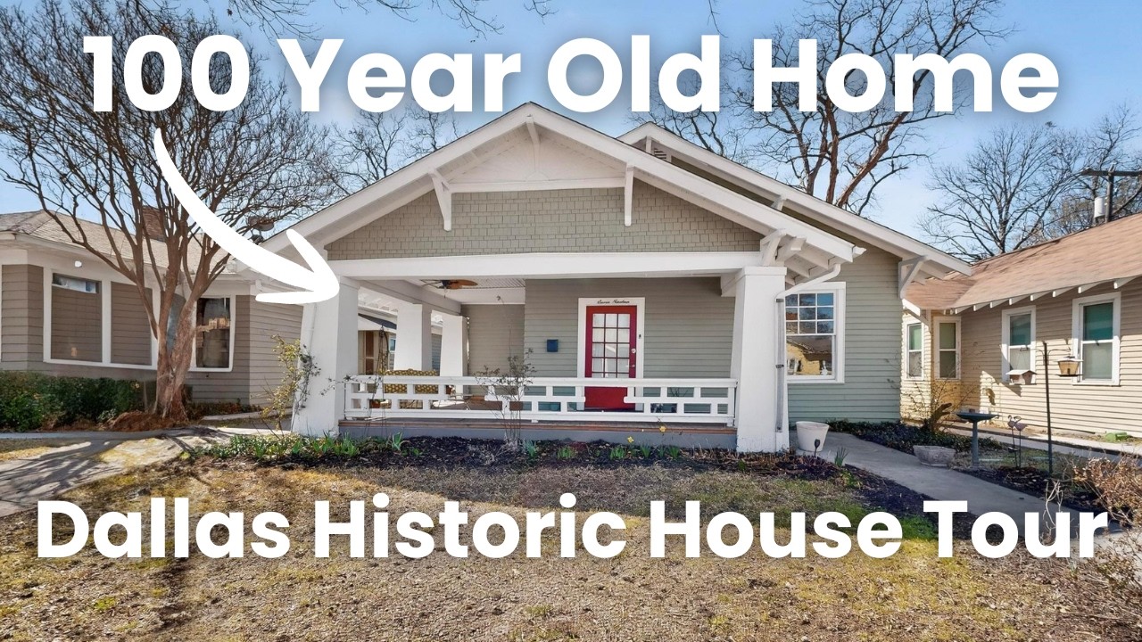 tour a historic house with me in dallas, tx