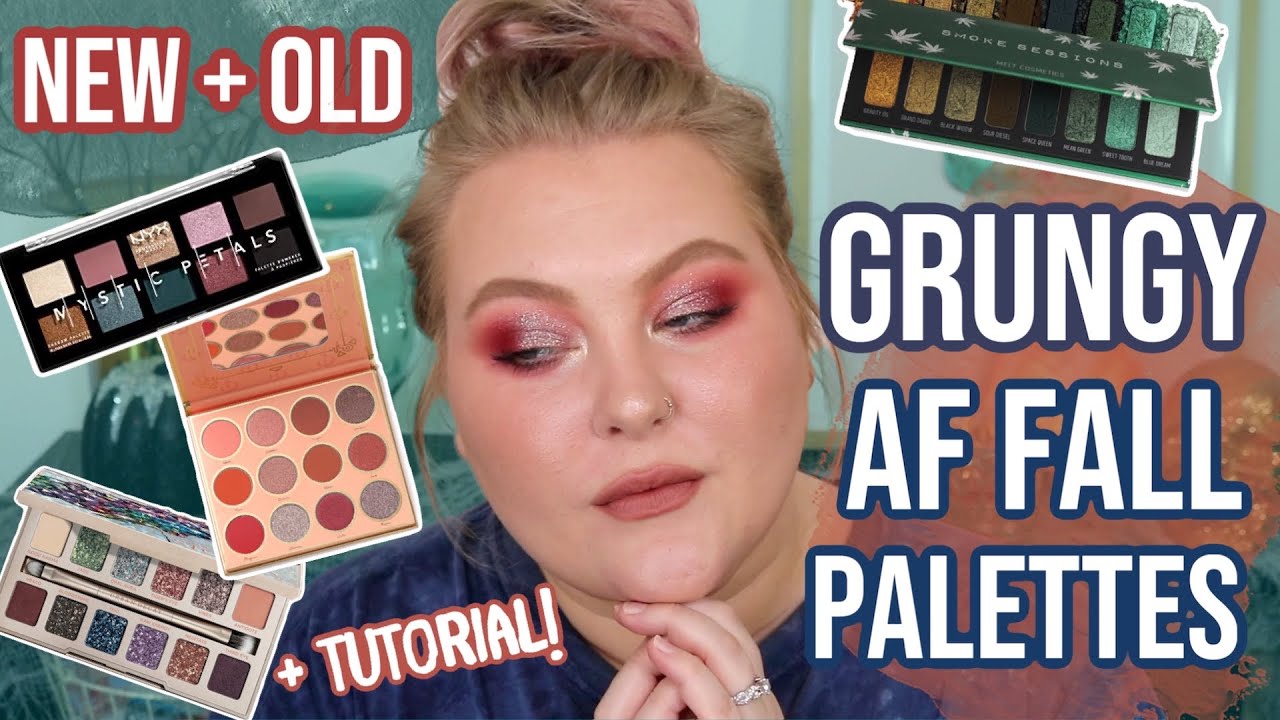 13 Grungy Fall Palettes To Inspire ALL The *vibes* // Shopping My Stash Grunge Tour Pt. 1