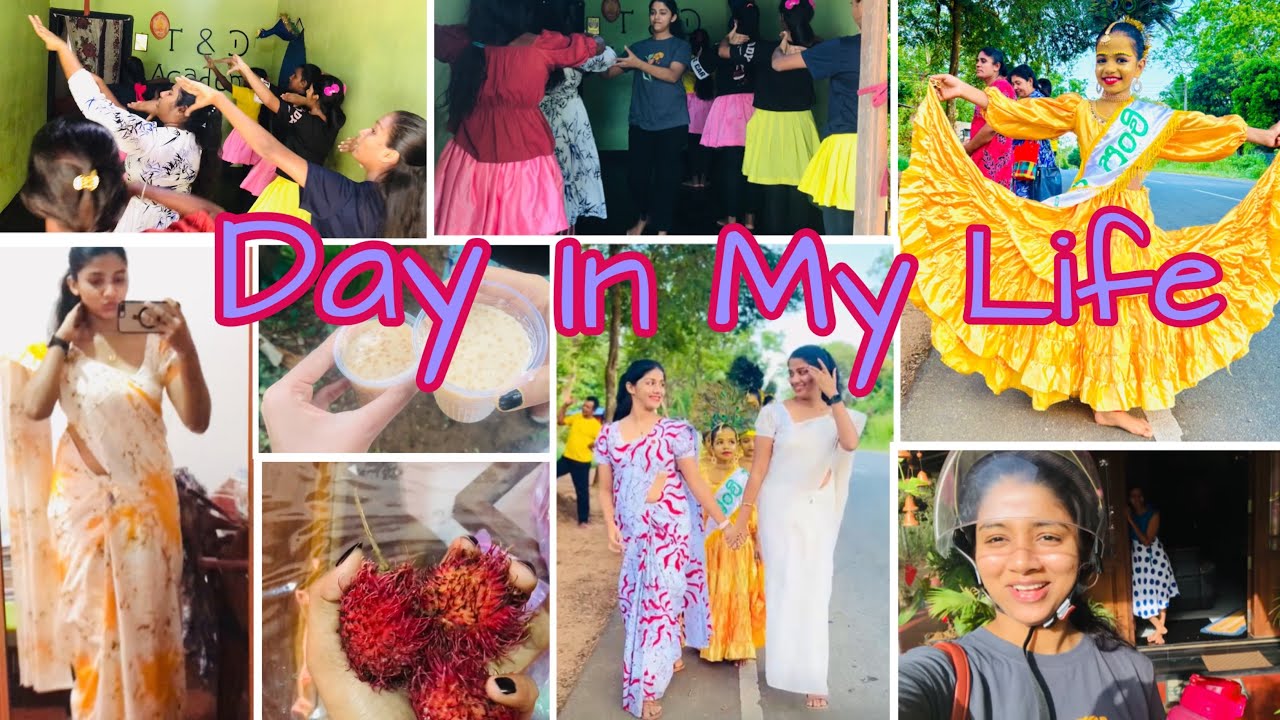 මගේ 1st Day Vlog එක 💐🥰| හැමදාම පෙරහැර 😇|දවසෙම දරුවෝ එක්ක ✨🌸| පාන්දර වෙනකන් නැටුවා 💃🏼.
