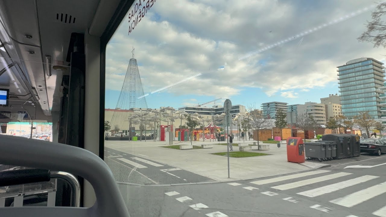 Portugal 75 Matosinhos - Bus riding to Porto City Centre｜no.501