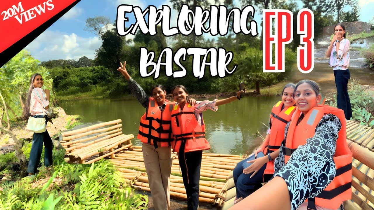 EP 3 bastar exploring|| new place😍|| bijalipara||first time bamburafting🥳||