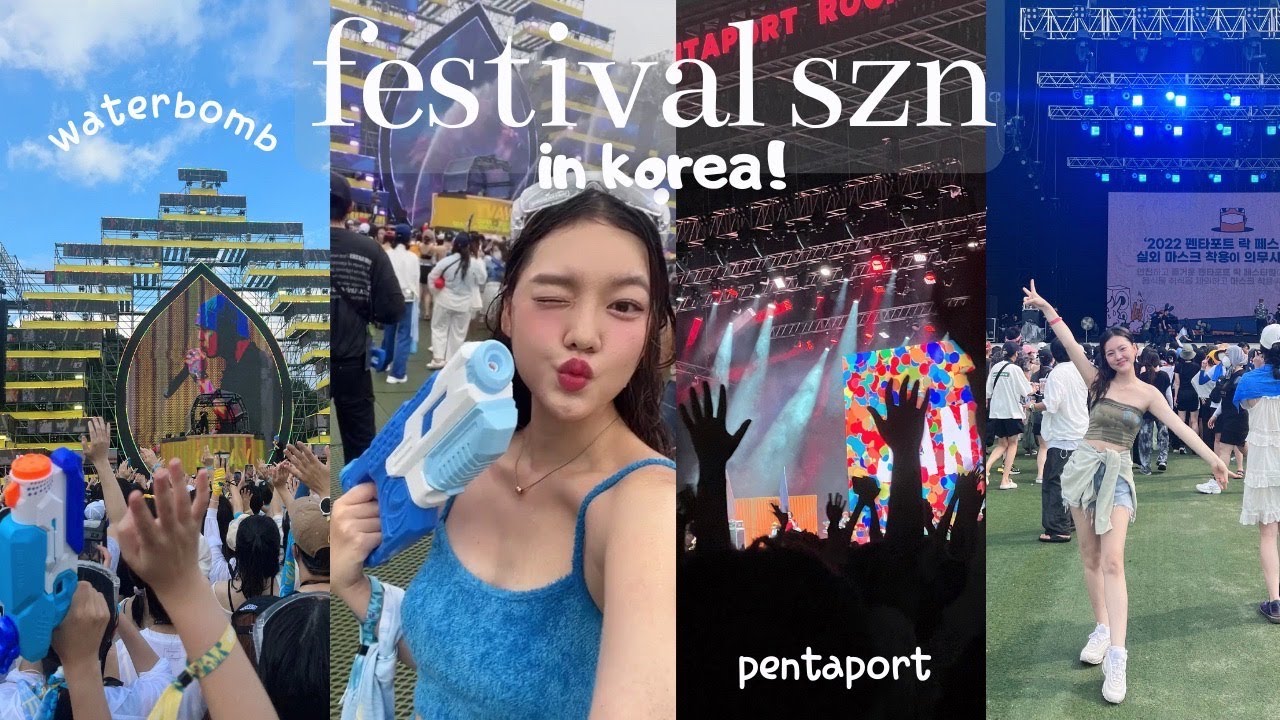 what festival season is like in korea! waterbomb & pentaport:  zico, jay park, bibi, simon d