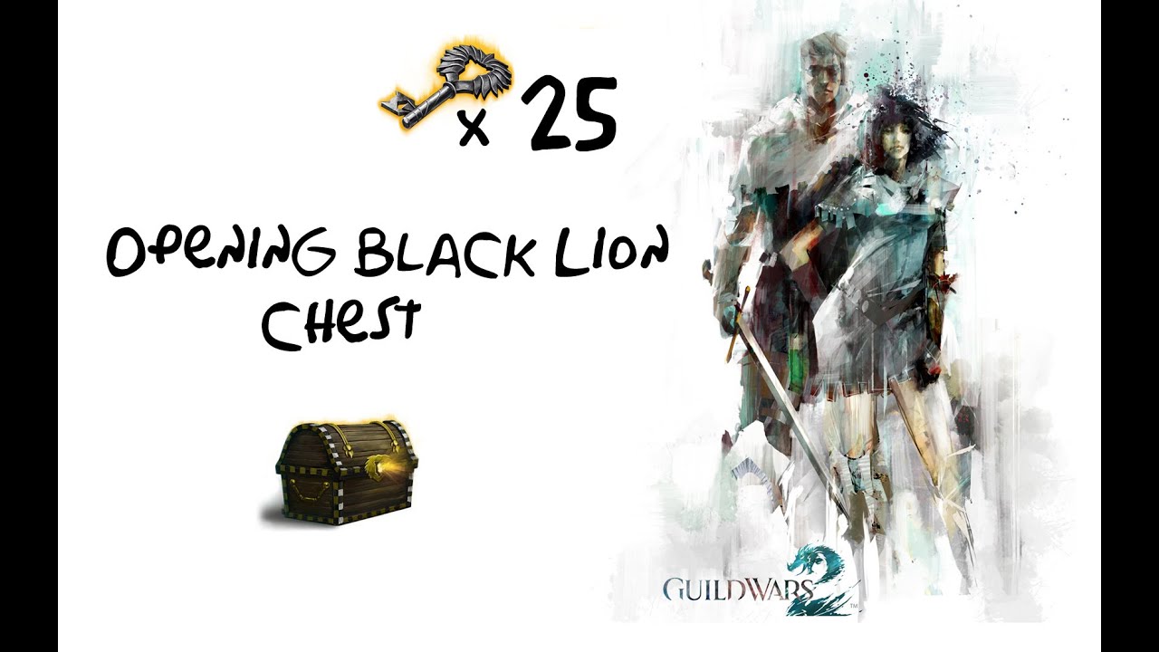 Guild Wars 2 / Abriendo 25 Cofres del Leon Negro con FariFariNos