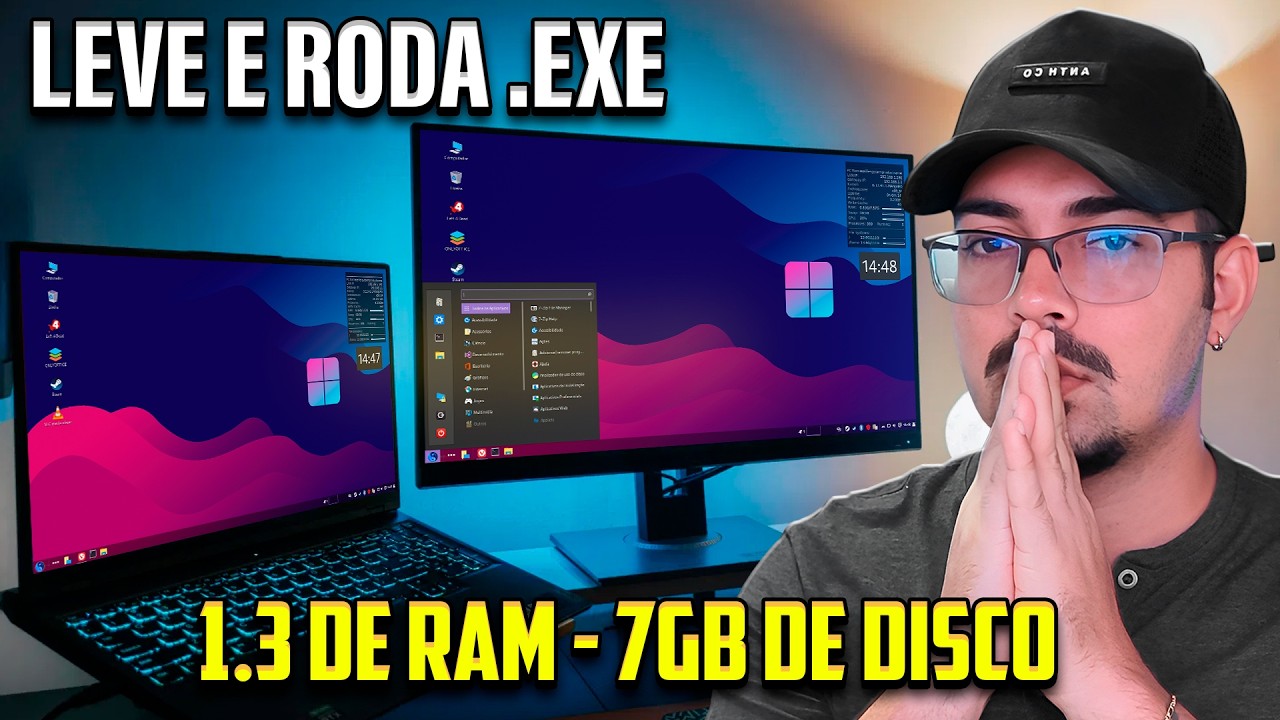 Parei de usar WINDOWS 10! Este sistema &eacute; 10x MAIS LEVE e BONITO. 😍 LastOS
