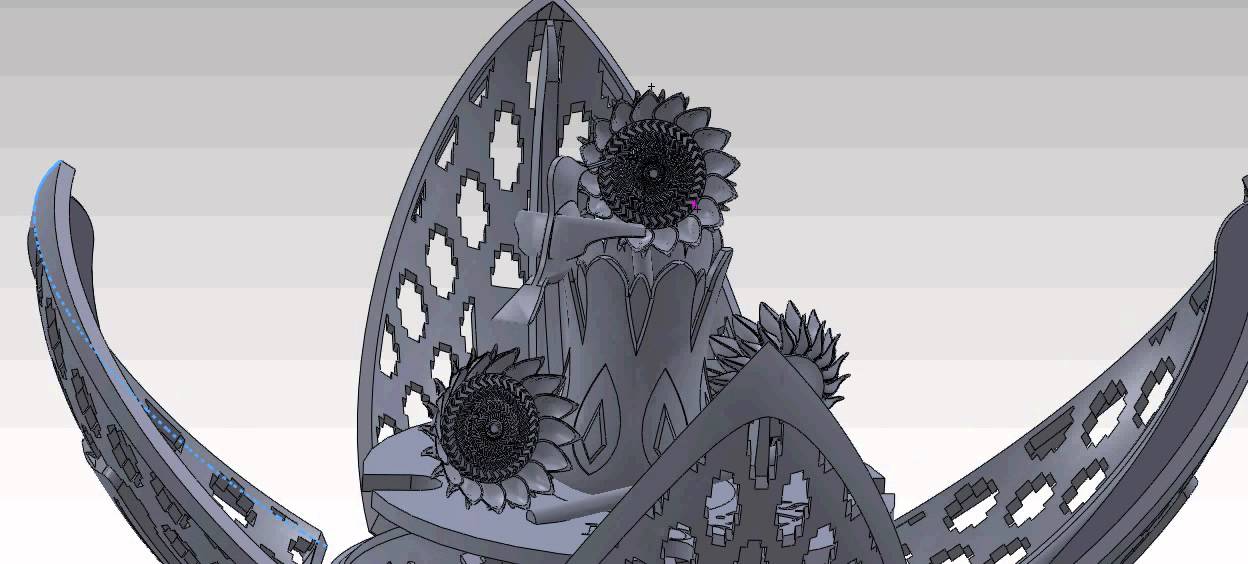 Meiswinkel Automata Design -  Faberge Inspired Egg Design - Reinforced shell