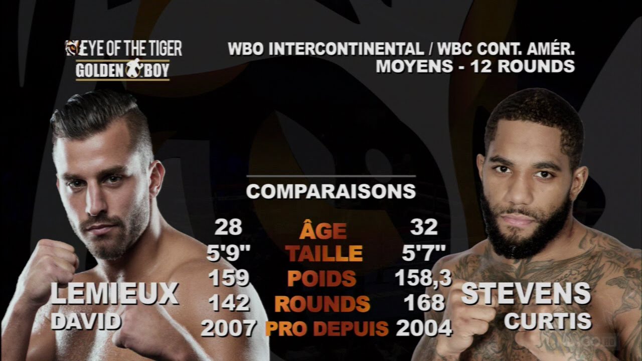 David Lemieux vs Curtis Stevens HQ FULL- HUGE BRUTAL KTFO KNOCKOUT