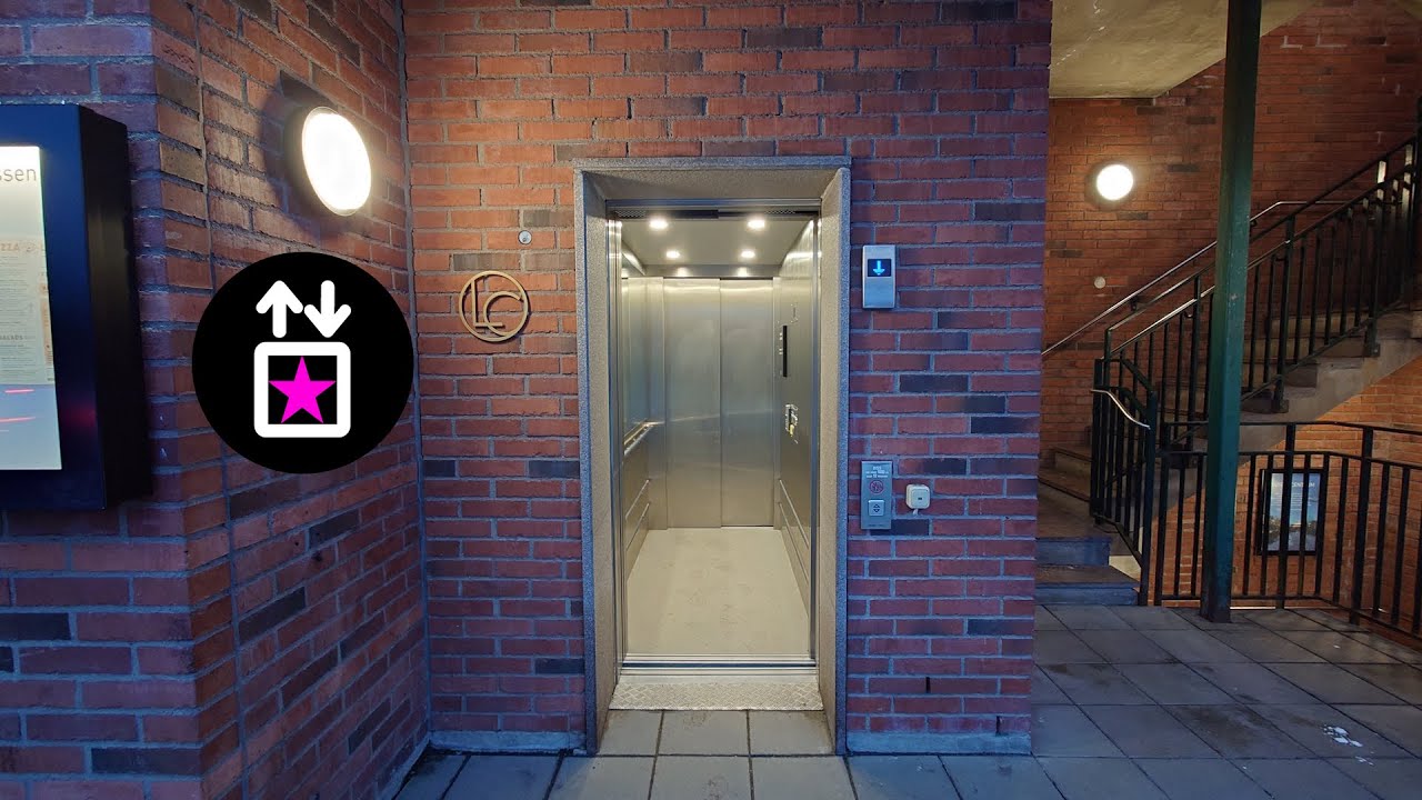 Lidingö, SWE: MODERNISED BY Amsler - KONE Hydraulic Elevator at Lidingö Centrum, Friggavägen 28
