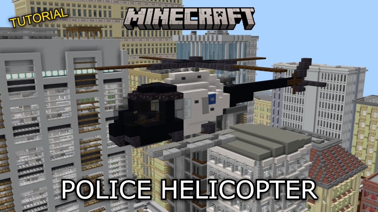 Minecraft: Police Helicopter | Tutorial