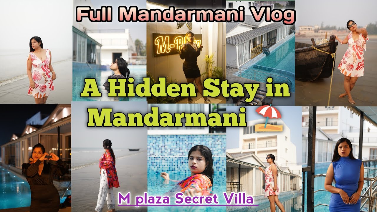 Mandarmani Vlog ✨ | A Luxury Escape at M Plaza 🌊 #vlog #visit #entertainment 
