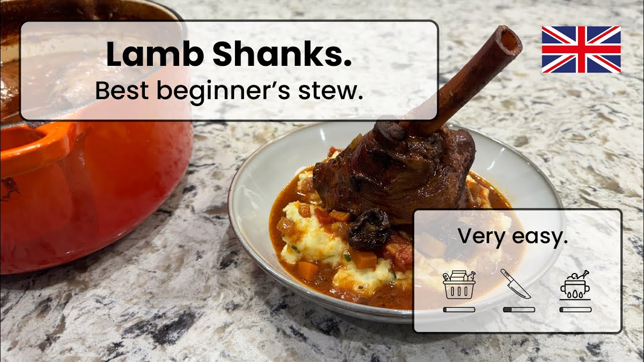 Tasty and Super Easy! Slow cooked Lamb Shanks. #lambshanks #recipes #lambsauce