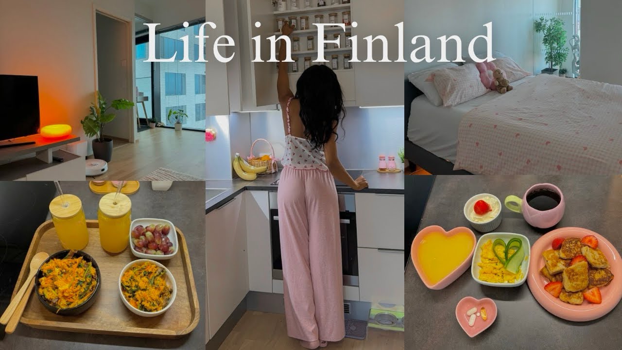 Settling into my new home in Finland | healthy meal prep | Life of an introvert 🌸
