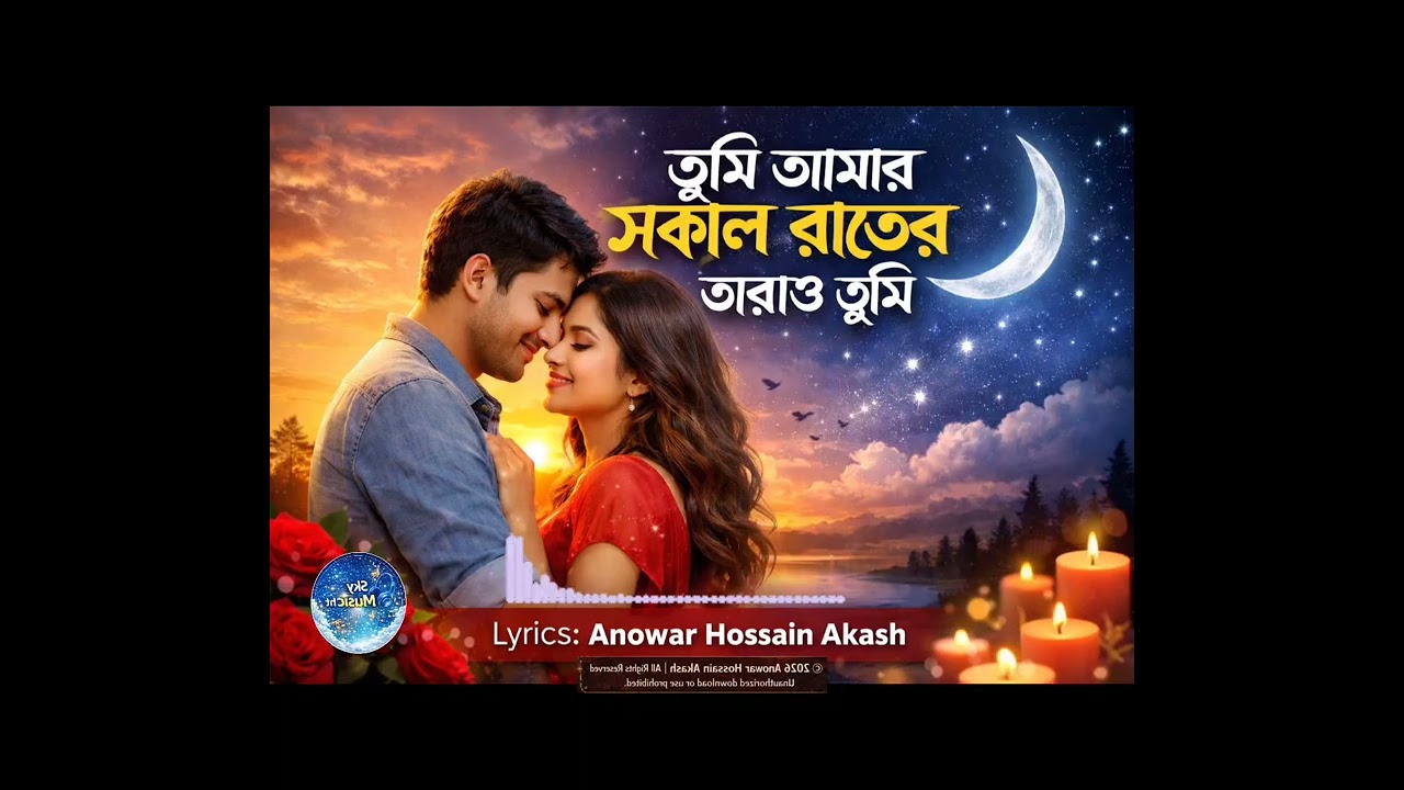 তুমি আমার সকাল রাতের তারাও তুমি – রোমান্টিক গান।