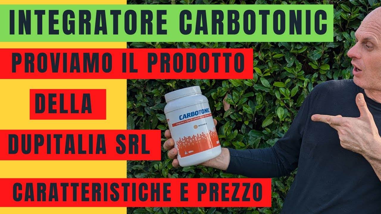 INTEGRATORE CARBOTONIC PERFETTO PER NOI CICLISTI!