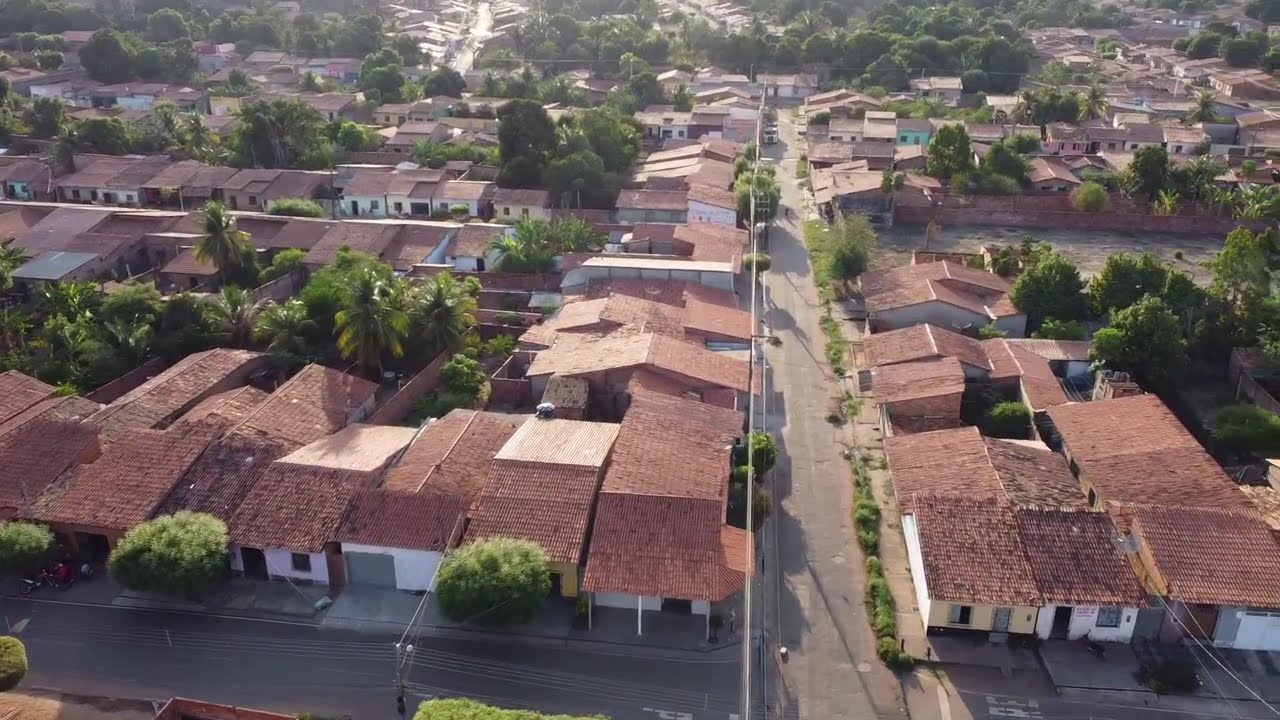 imagem aérea do bairro de Codó Maranhão