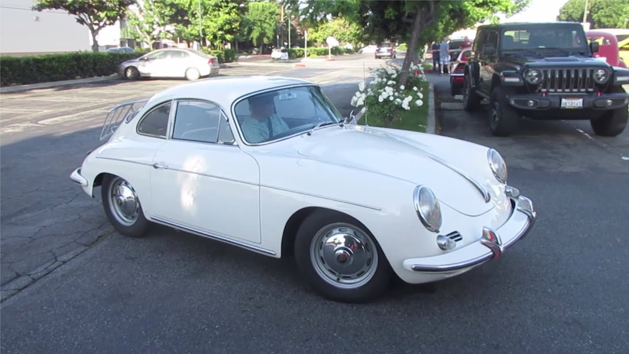 White Porsche 356 B T5 Coupe