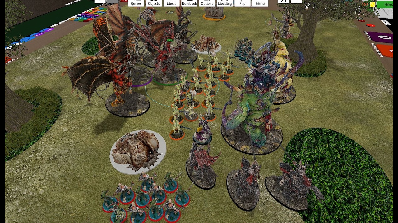 Age of Sigmar battle report Pod game Maggotkin of Nurgle vs Baleful Lords! Dreaded Paths of the Fey