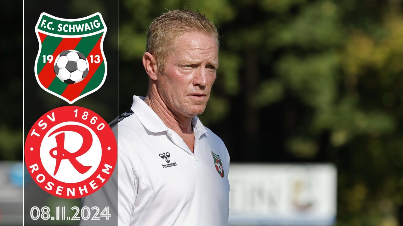 FC Schwaig vs. TSV 1860 Rosenheim 08.11.2024 Landesliga Südost 24/25
