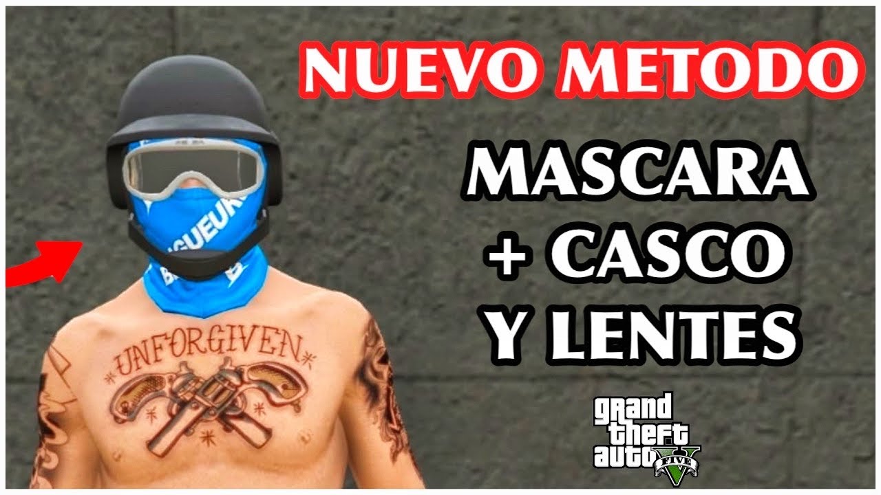 🤩 [FUNCIONA] - Como BUGUEAR la MASCARA con el CASCO y los LENTES en GTA 5 Online (MUY FACIL)