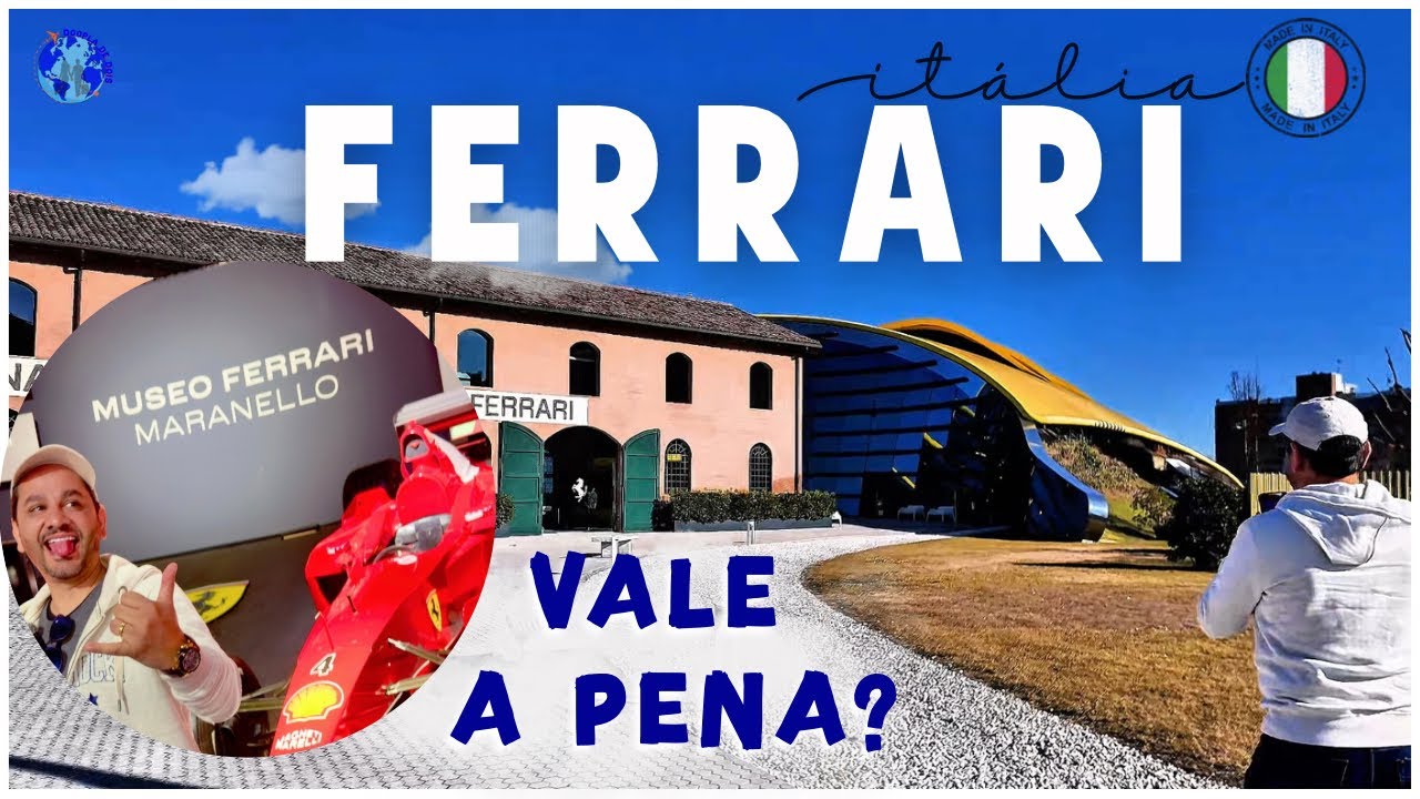 COMO VISITAR a F&aacute;brica e Museu da FERRARI na Italia. ROTEIRO de CARRO por Modena e Maranello.