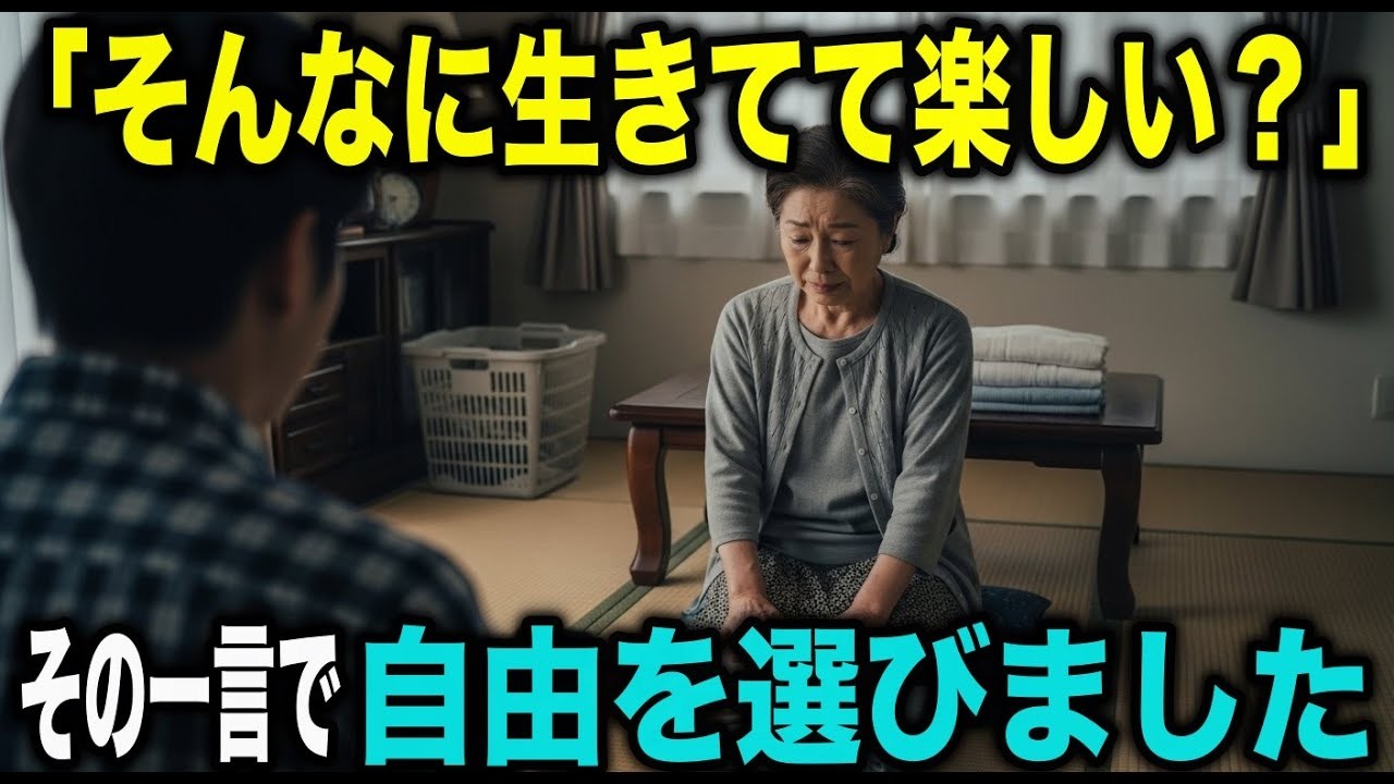 「そんなに生きてて楽しい？」　息子のその一言で、私は自由を選びました
