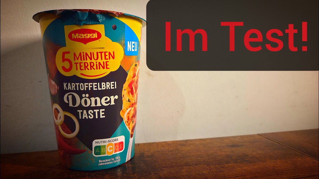 Ich teste: Maggi Kartoffelbrei Döner Taste.