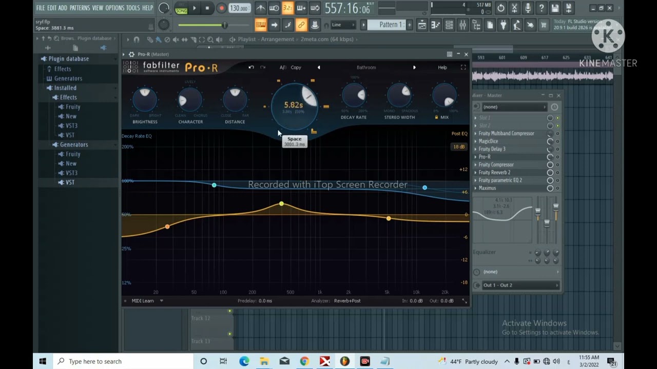 هندسة صوت القارء شريف مصطفى على برنامج FL Studio الاصليه 100%❤