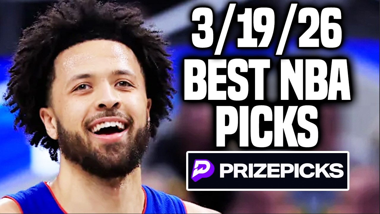 PRIZEPICKS TODAY NBA THURSDAY 3/19/26 - FREE PICKS!  - BEST PLAYER PROPS - NBA TODAY