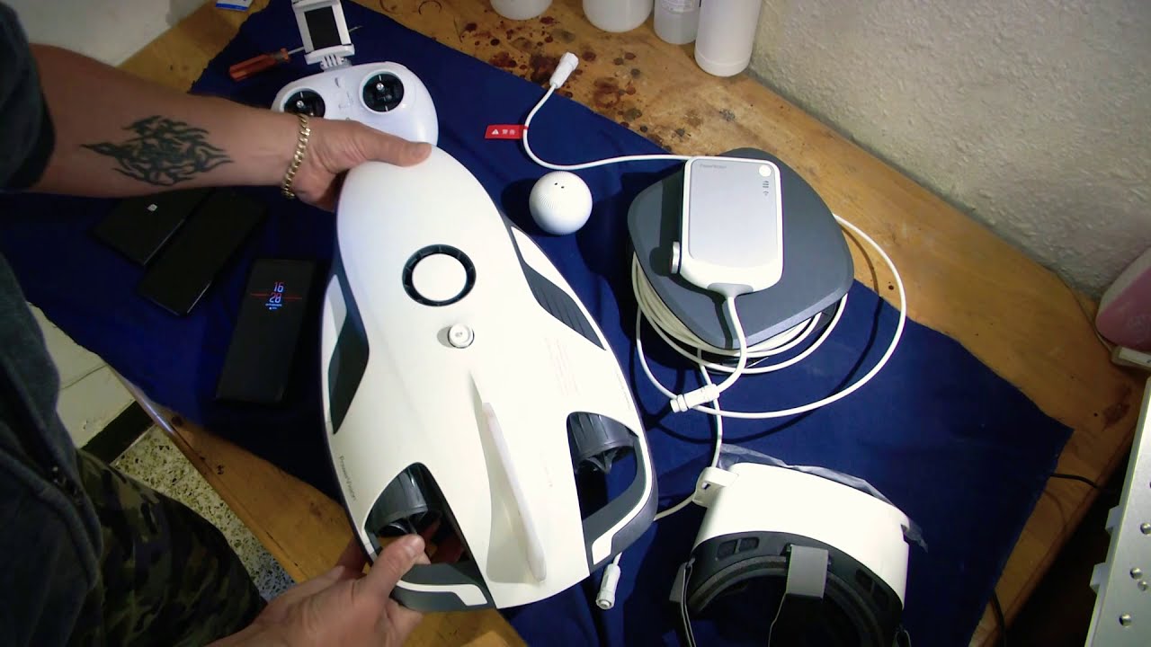 Power Vision Power ray  подводный дрон . Подключение.