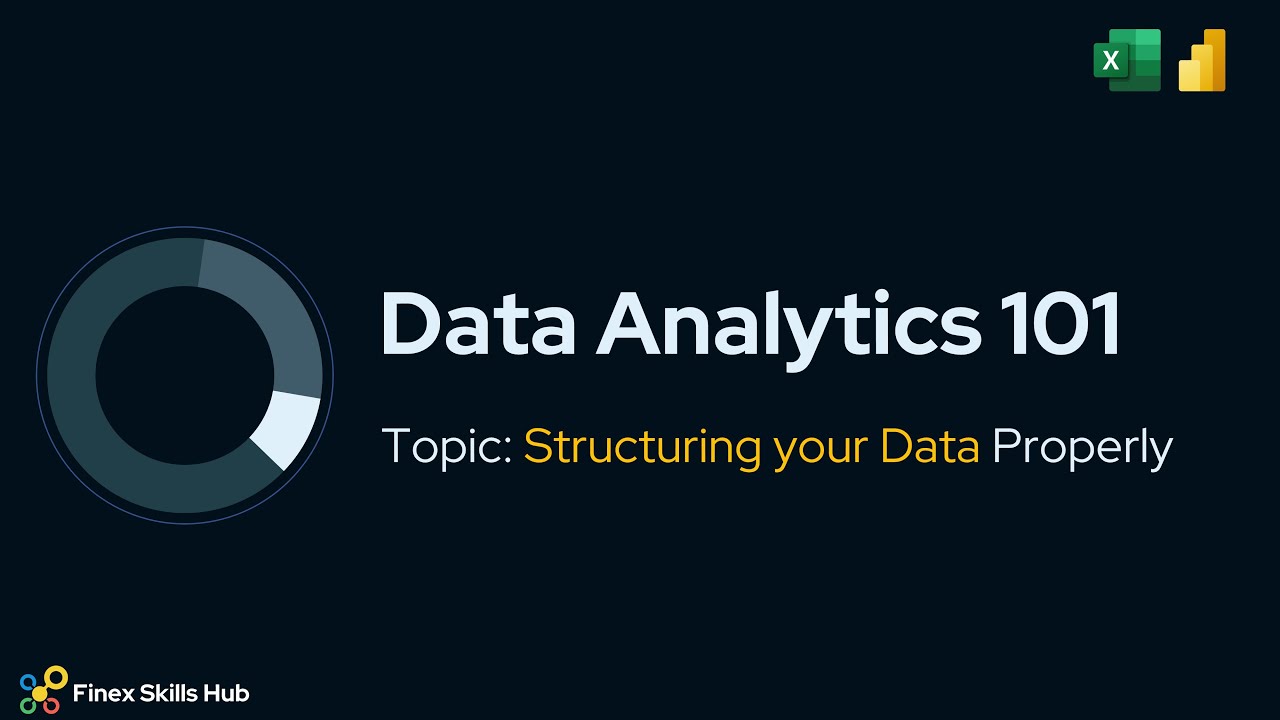 Data Analytics 101: Structuring your Data Properly