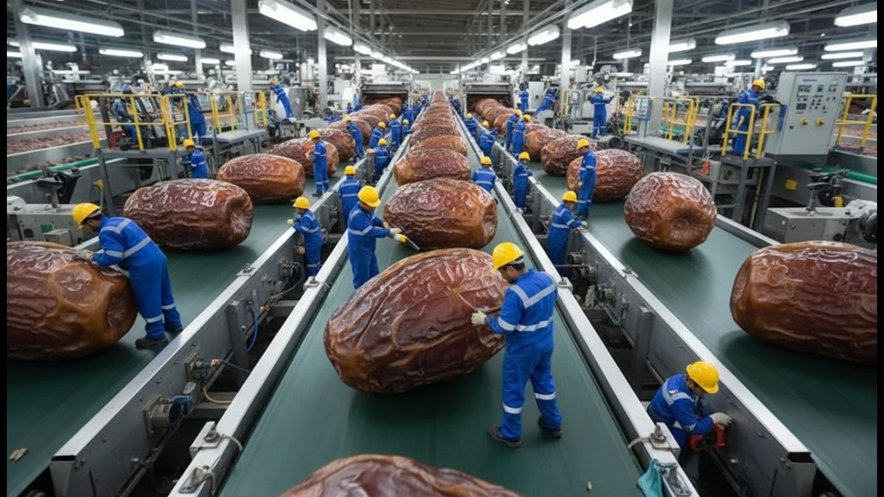 Medjool Dates: From Desert Palm to Global Table | Extreme Modern Food Factory Automation