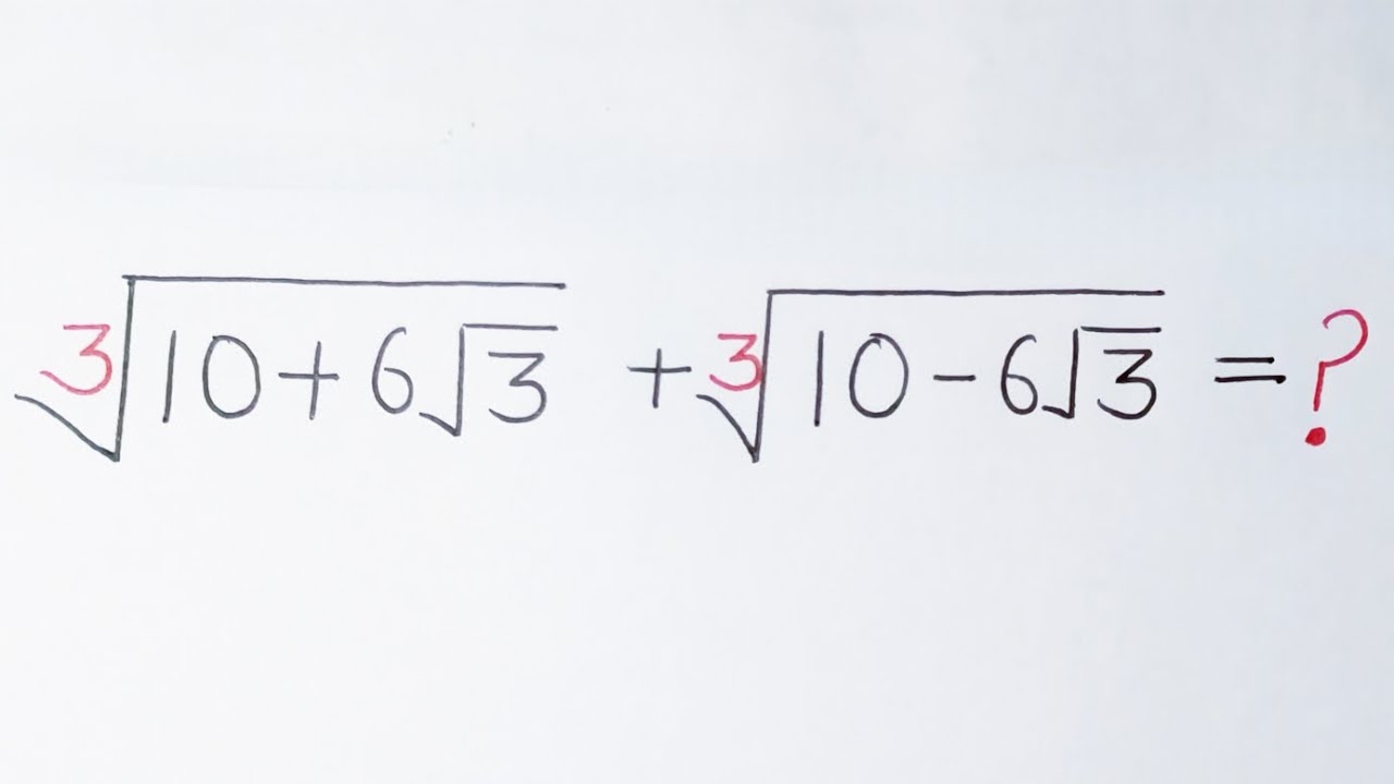 A tricky question with a beautiful solution  | Smart way to solve this nice problem  | Olympiad math