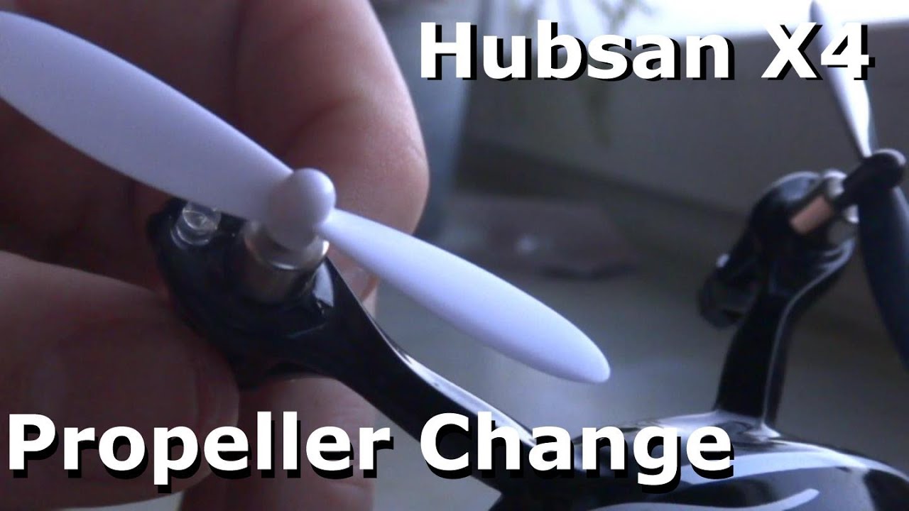 Bangood. Hubsan x4 propeller change