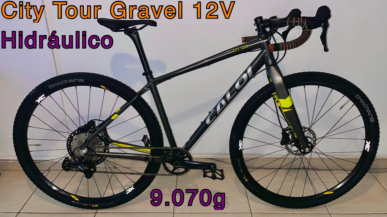 É Gravel! Caloi City Tour Tudo Que Da! Virou bicicleta gravel! O retorno do canal!