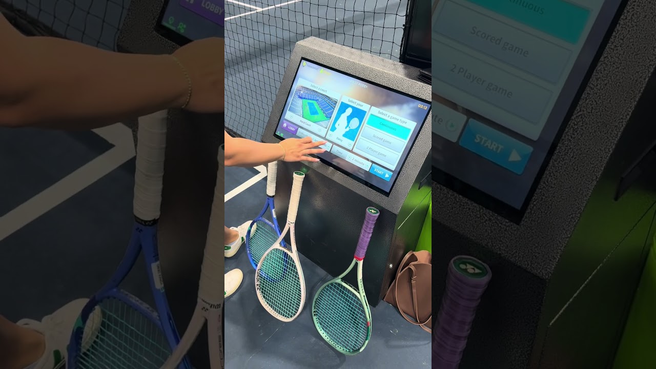 Tennis Simulator!! #tennis #tennisplayer #tennismatch #tennistv