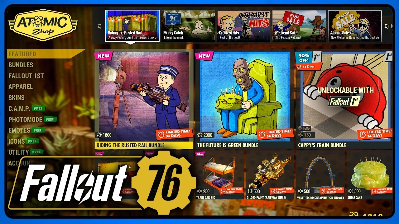 Atom Shop (June 23) - New Backpack Mod - Fallout 76