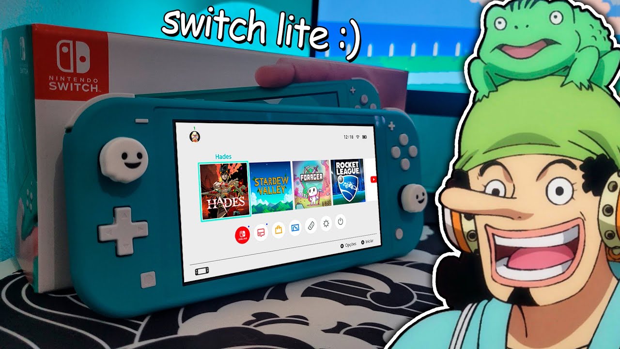 comprei um Nintendo Switch Lite em 2024!