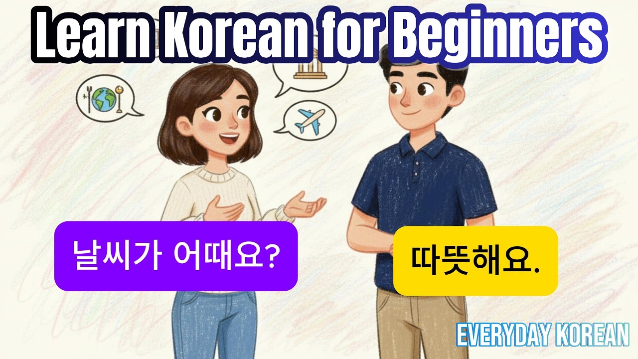 🇰🇷 Learn Korean for Beginners: 200 Questions and Answers | Conversation Practice (A1&ndash;A2)