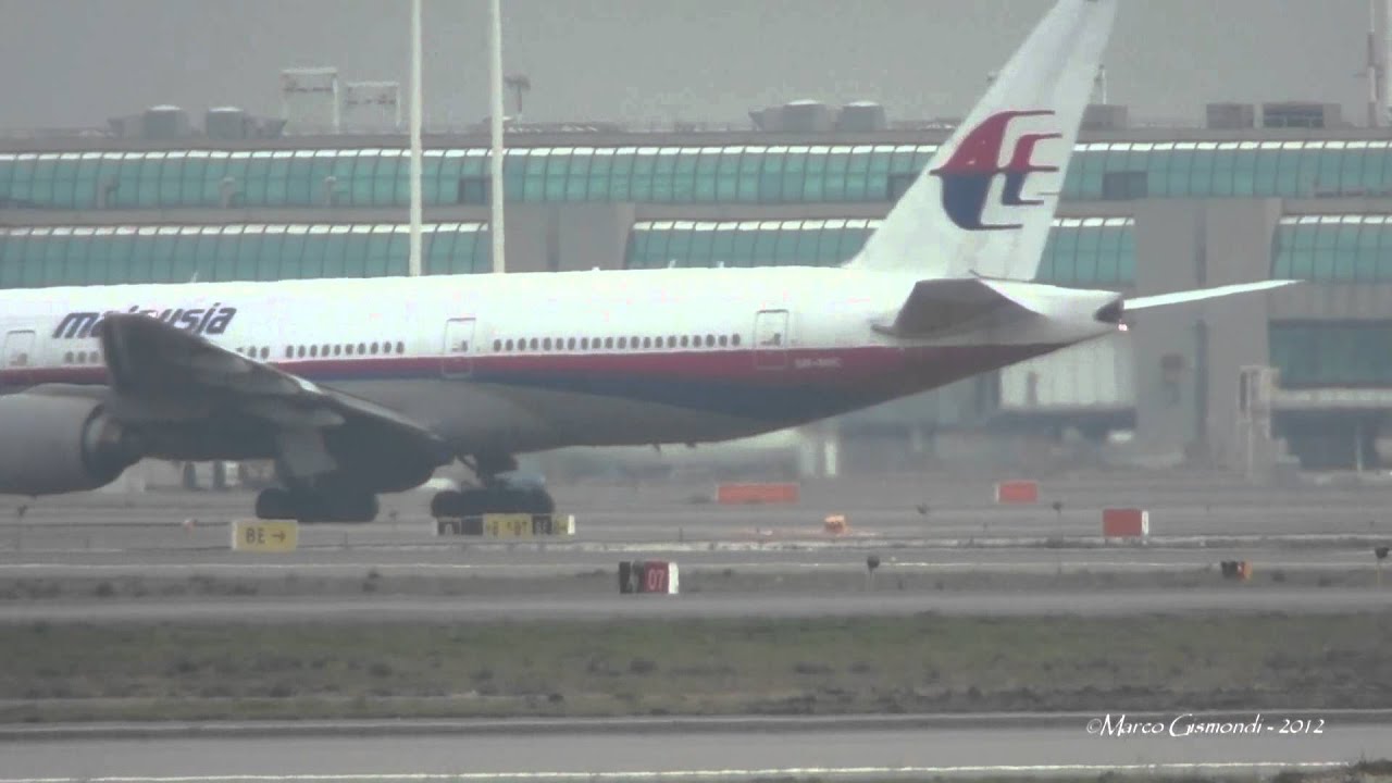 THE LAST FLIGHT Malaysia Airlines 777 in Rome Fiumicino (FCO/LIRF)